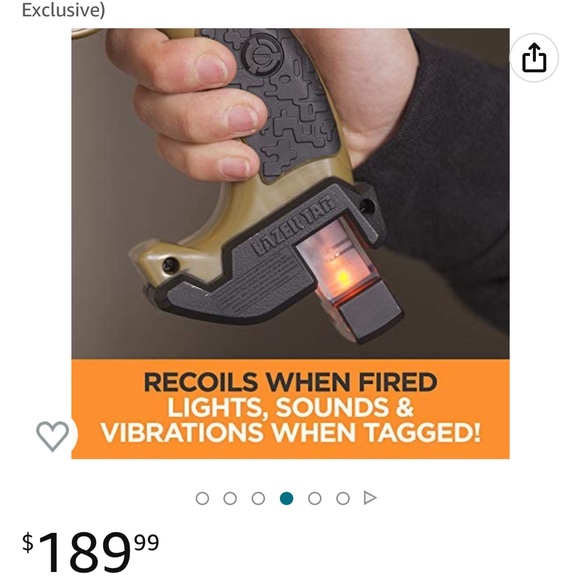 Nerf 2 person laser tag system. New in open box.  Retails 189. Asking 50 - Picture 6 of 12